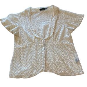 The Limited Cream Lace Cardigan Sz XL